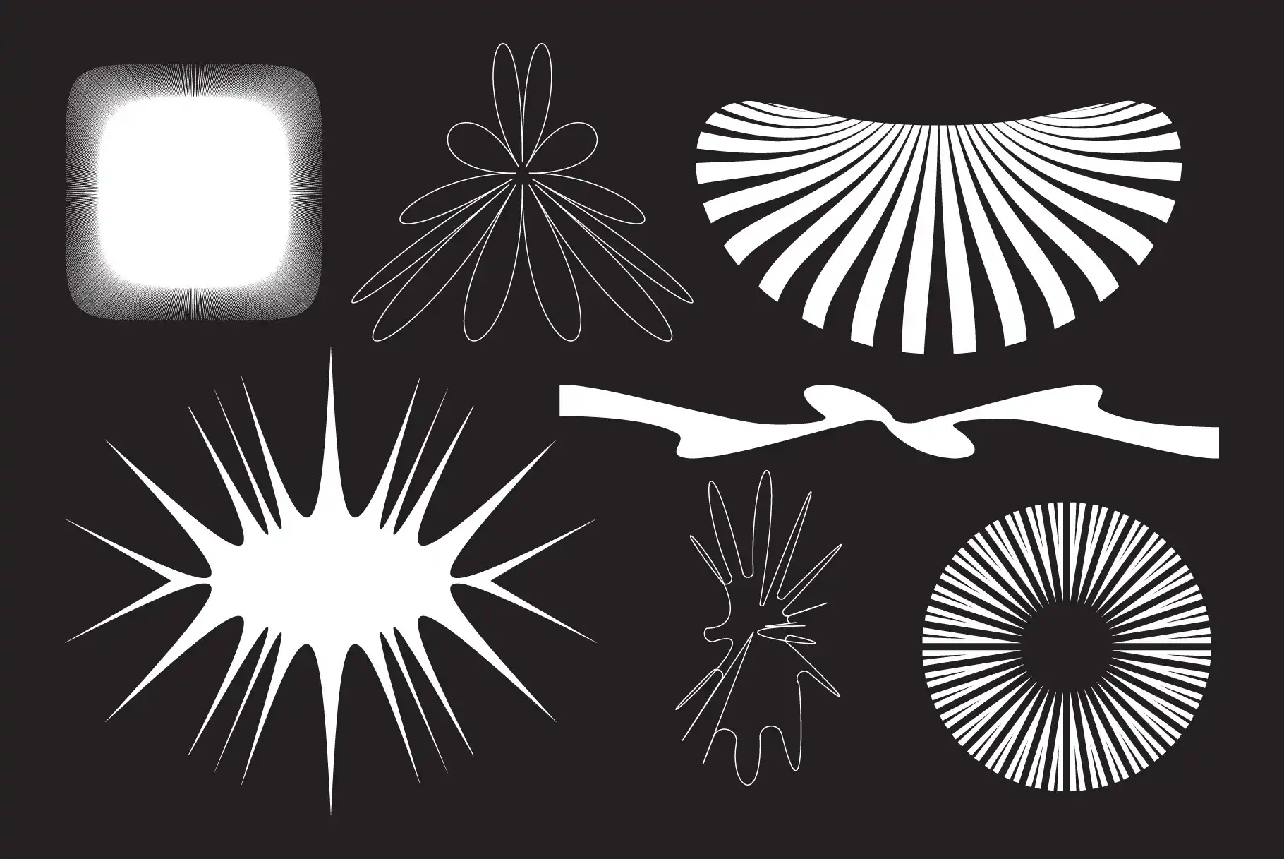 111 STRANGE VECTOR SHAPES 11 074029