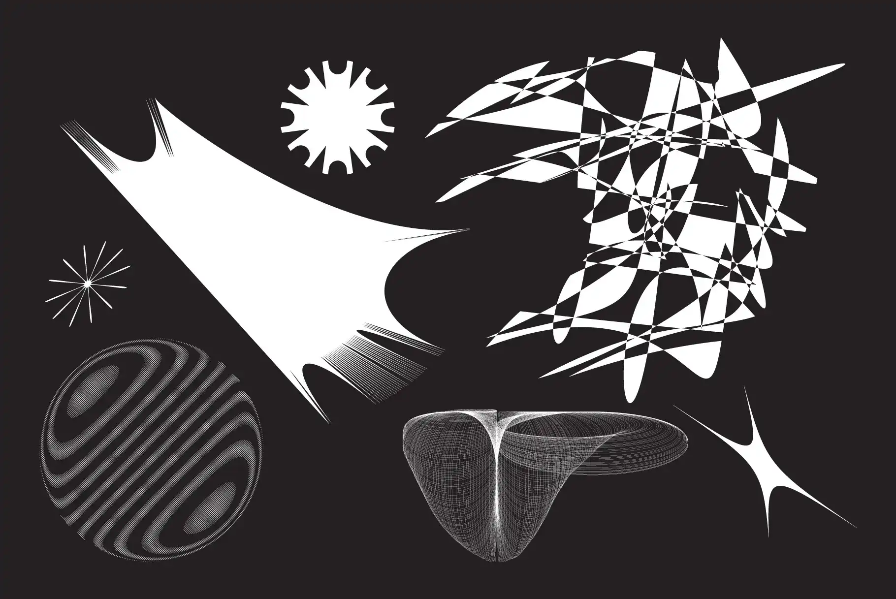 111 STRANGE VECTOR SHAPES 8 074029