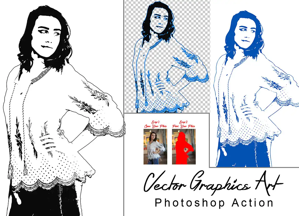 12-IN-1 Supper Art Photoshop Action Bundle 9 075500