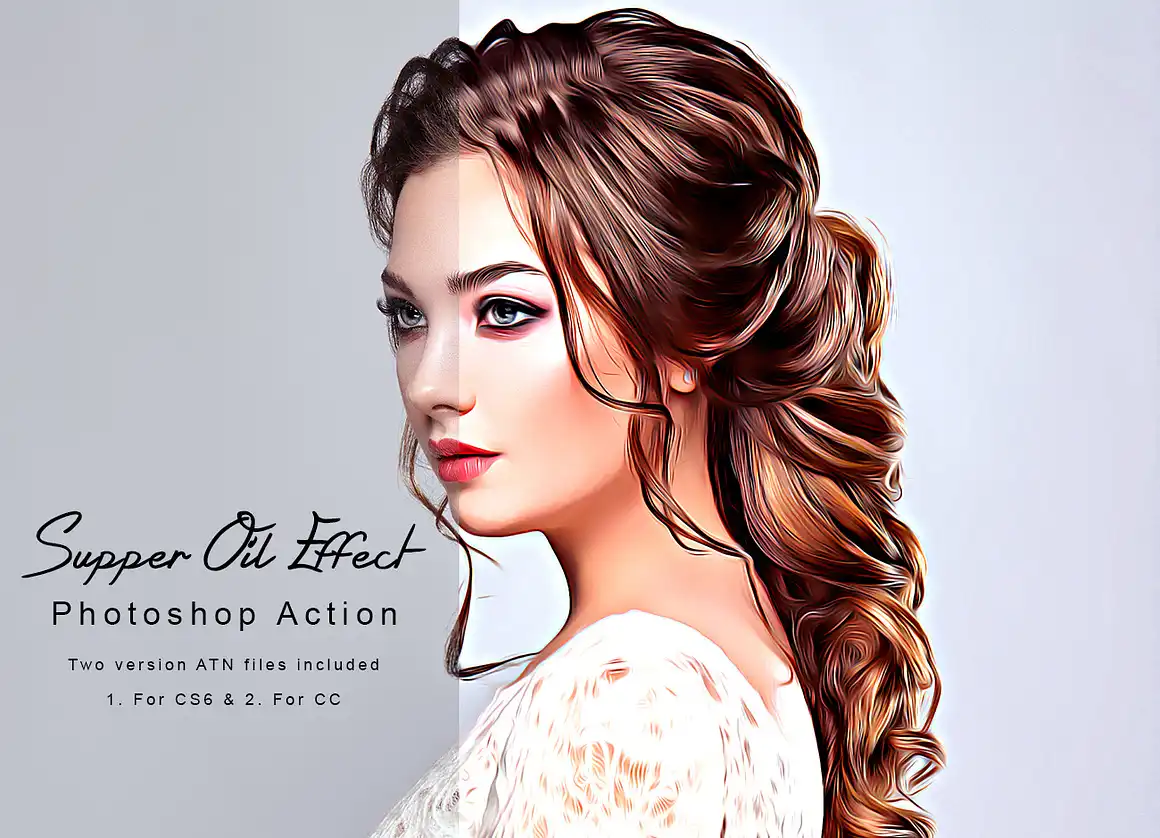 12-IN-1 Supper Art Photoshop Action Bundle 19 075194