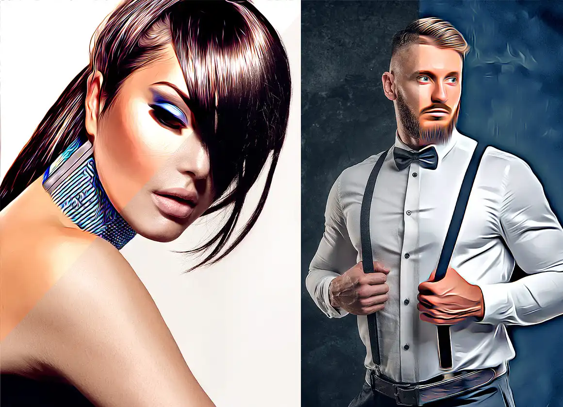 12-IN-1 Supper Art Photoshop Action Bundle 11 075422
