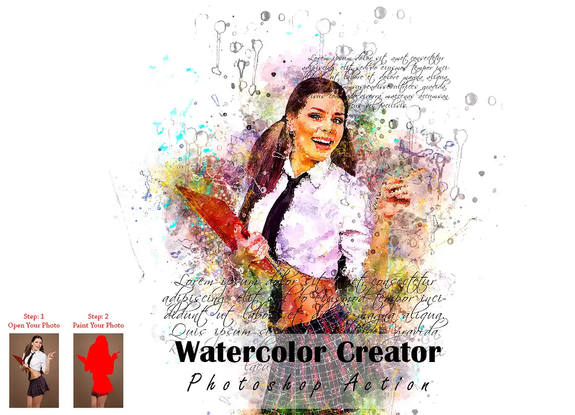 12-IN-1 Supper Art Photoshop Action Bundle 6 075634