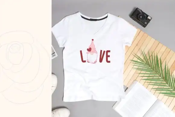 14 Valentine Gnomes Procreate Brush Stamp 4 073425