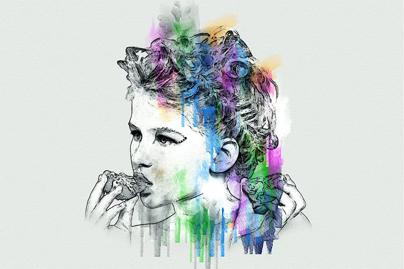 15-IN-1 DRAWING EFFECT PHOTOSHOP ACTIONS BUNDLE 23 075945