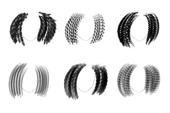 15 Procreate Afro Hair Stamps (set 3) 3 074029
