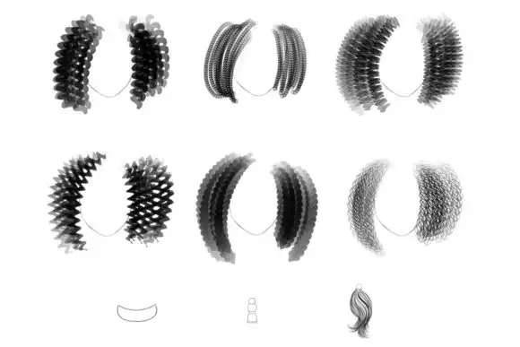15 Procreate Afro Hair Stamps (set 3) 4 074029