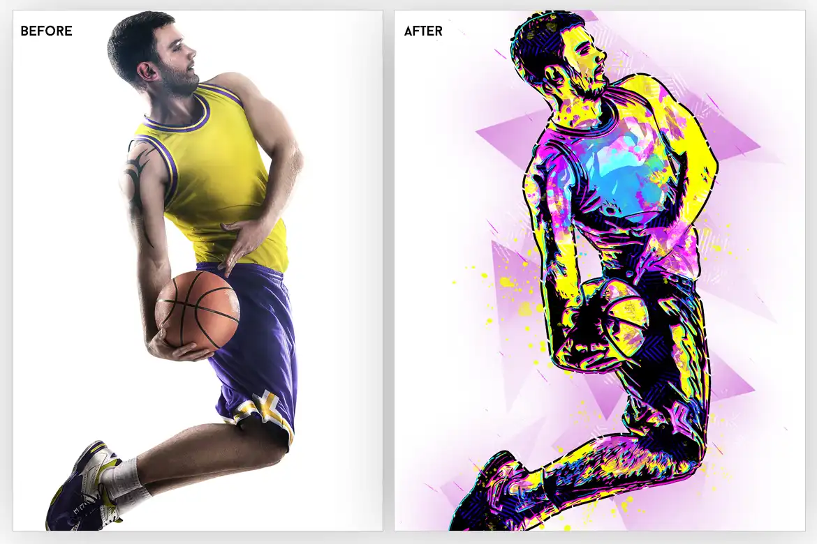 4 Photoshop Actions Bundle 6 074029
