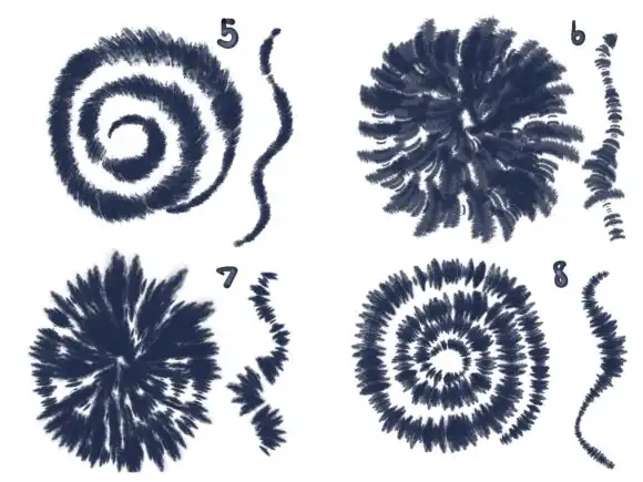 50 Water Texture Brushes for Procreate 4 073425