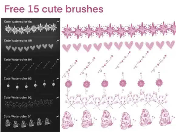 60 Paper Texture Brushes for Procreate