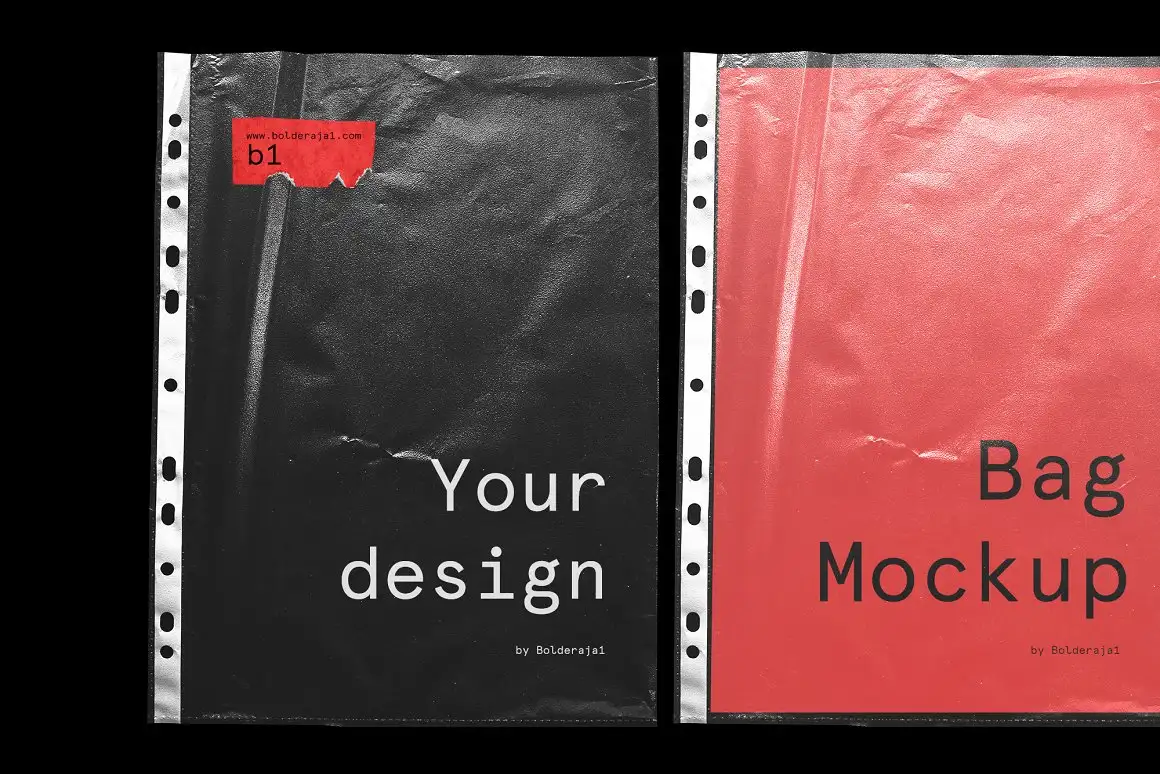 8 Plastic Bag .PNG Mockups 4 073093