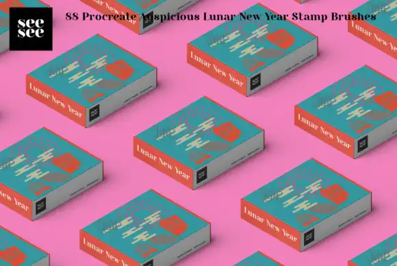 88 Procreate Lunar New Year Brushes 3 072507