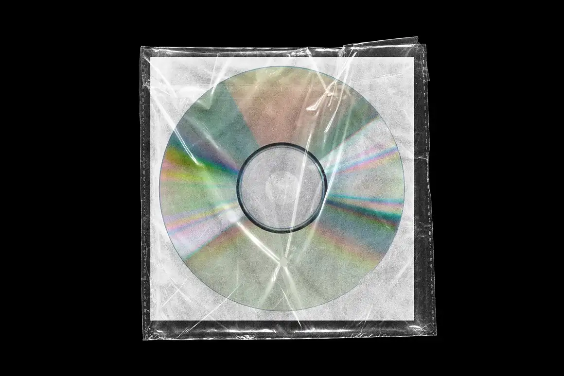 CD Package Plastic Mockup 11 073001