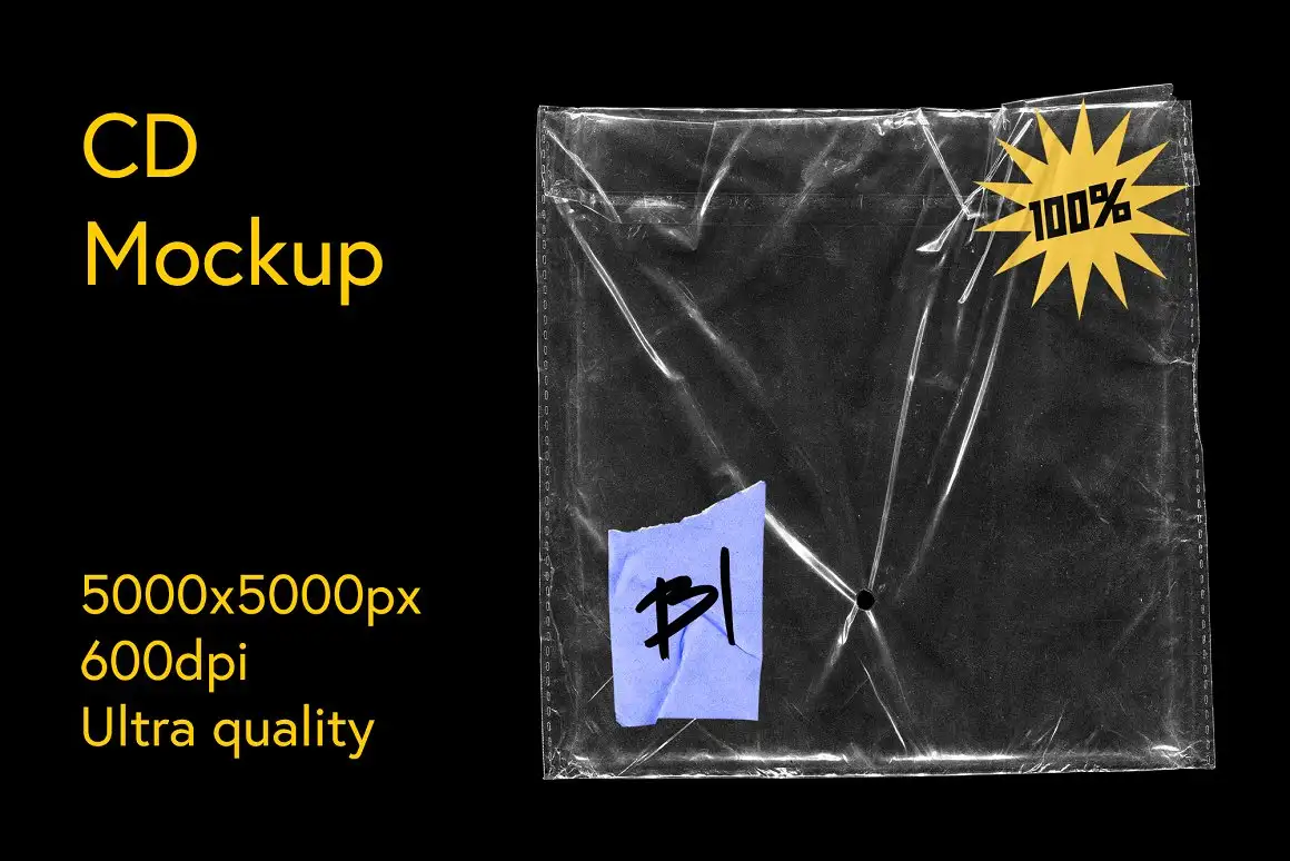 CD Package Plastic Mockup 7 073038