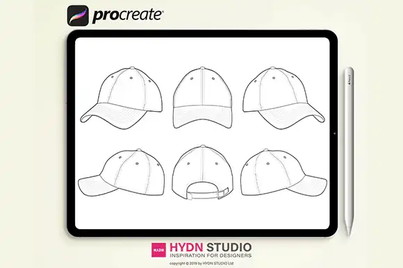 CLASSIC Cap Design Stamp Brushes 5 072507
