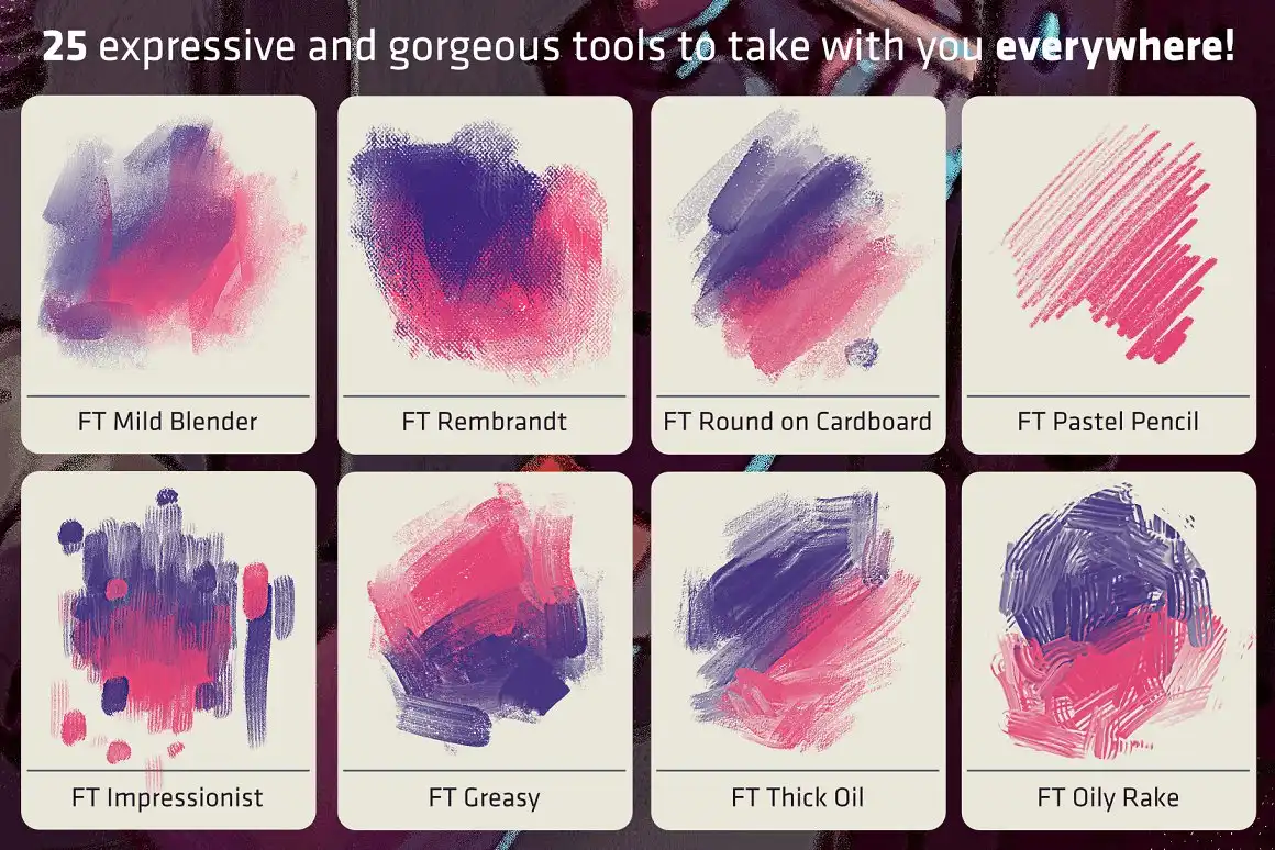 Canvas X - Procreate Brush Pack 5 073425