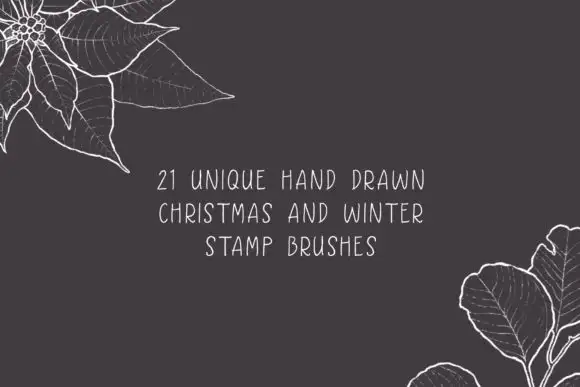 Christmas Botanicals Procreate Brushes 4 074029
