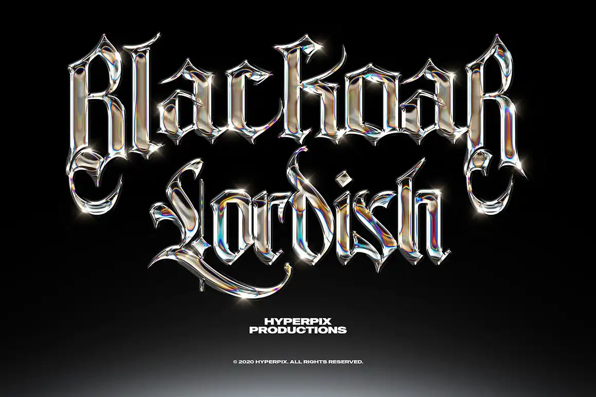 Chrome Text Styles Vol.1 3 073300