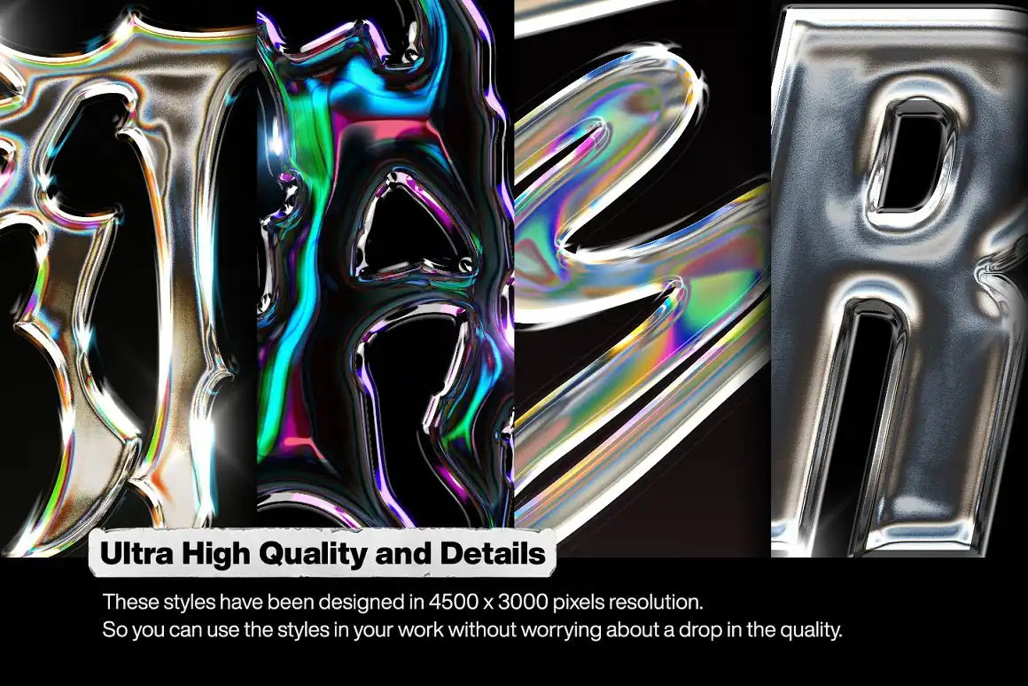 Chrome Text Styles Vol.2 5 073386