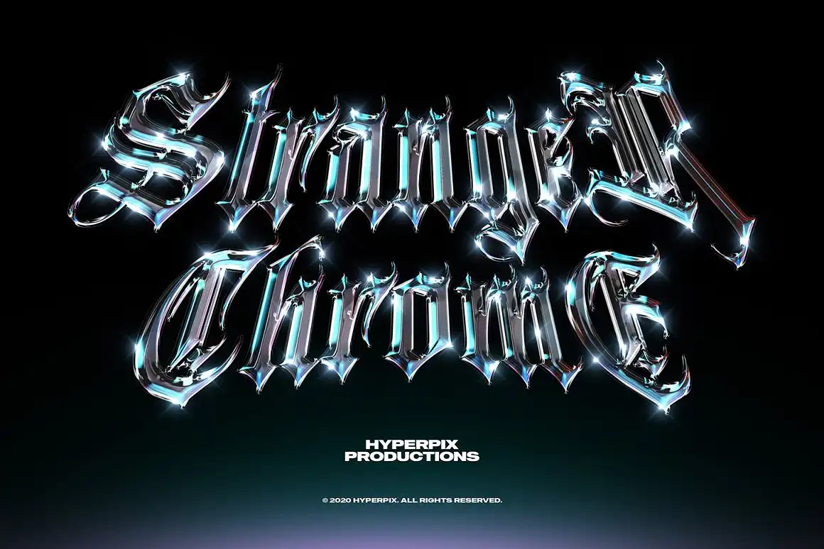 Chrome Text Styles Vol.2 7 073326