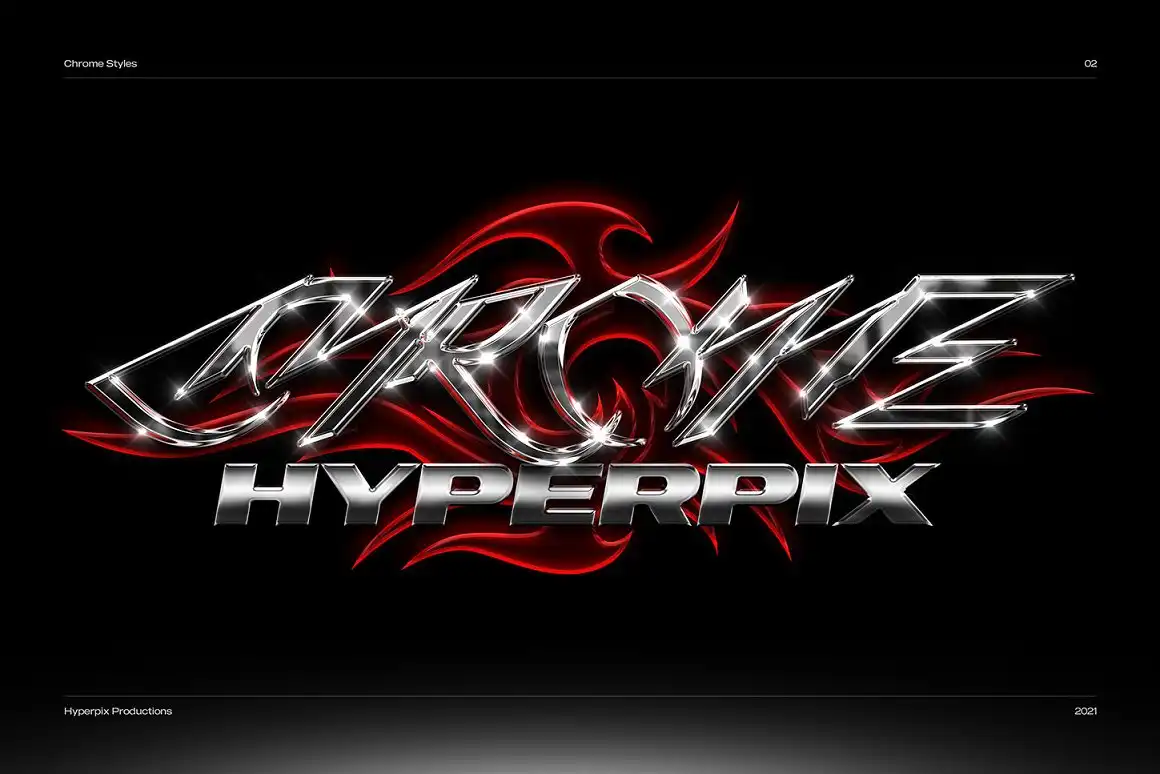 Chrome Text Styles Vol.1 5 073215