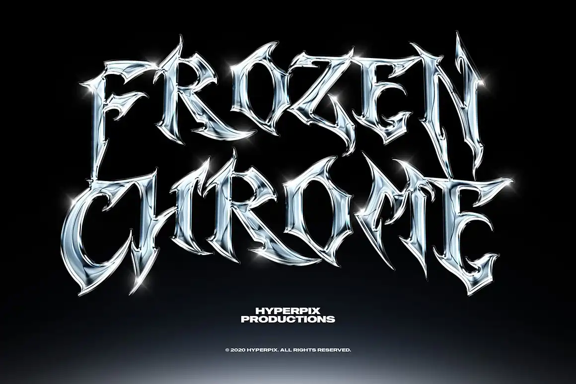 Chrome Text Styles Vol.2 10 073305