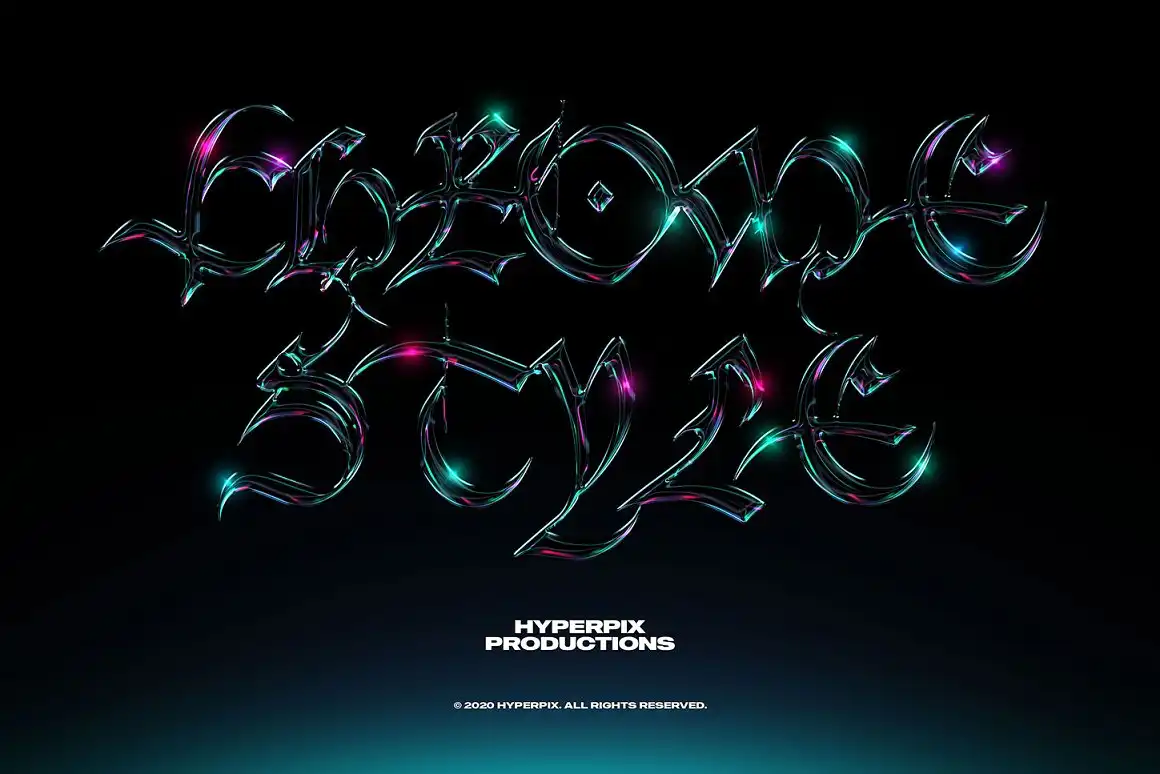 Chrome Text Styles Vol.1 6 073219