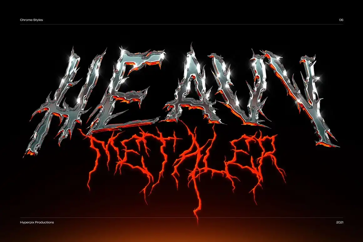 Chrome Text Styles Vol.2 13 073285