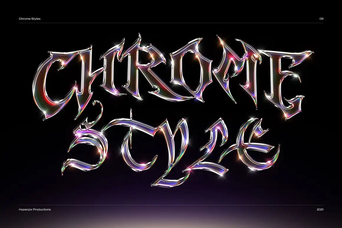 Chrome Text Styles Vol.2 11 073296