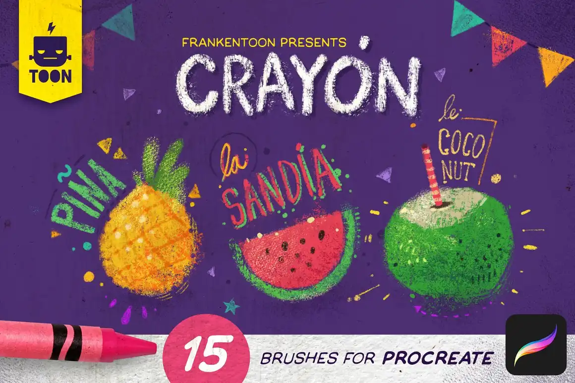 Crayon - Procreate Brush Pack 8 073425