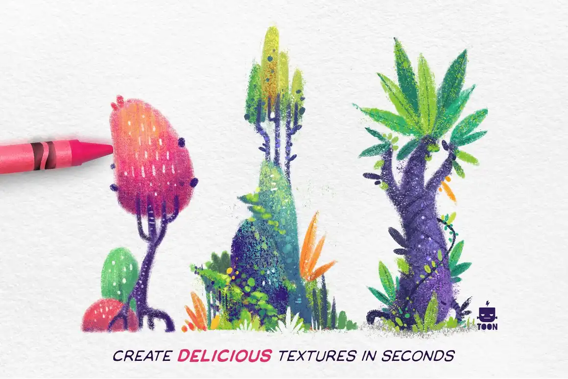 Crayon - Procreate Brush Pack 5 073425