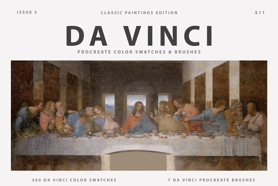 Da Vinci's Art Procreate Brushes