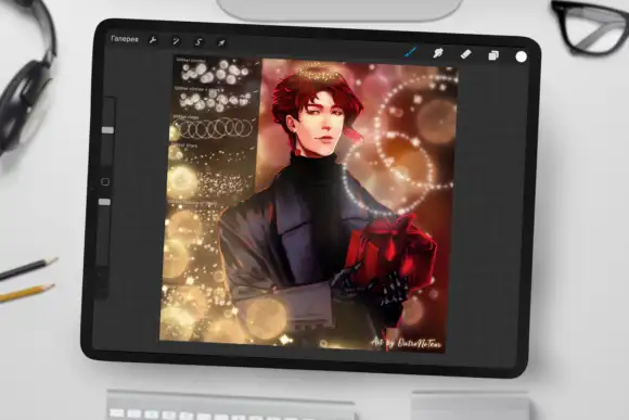 Glitter Brushes for Procreate - 2