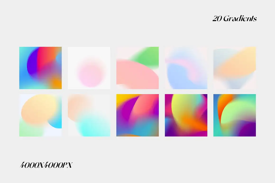 Gradient Color Grainy Textures 18 072814