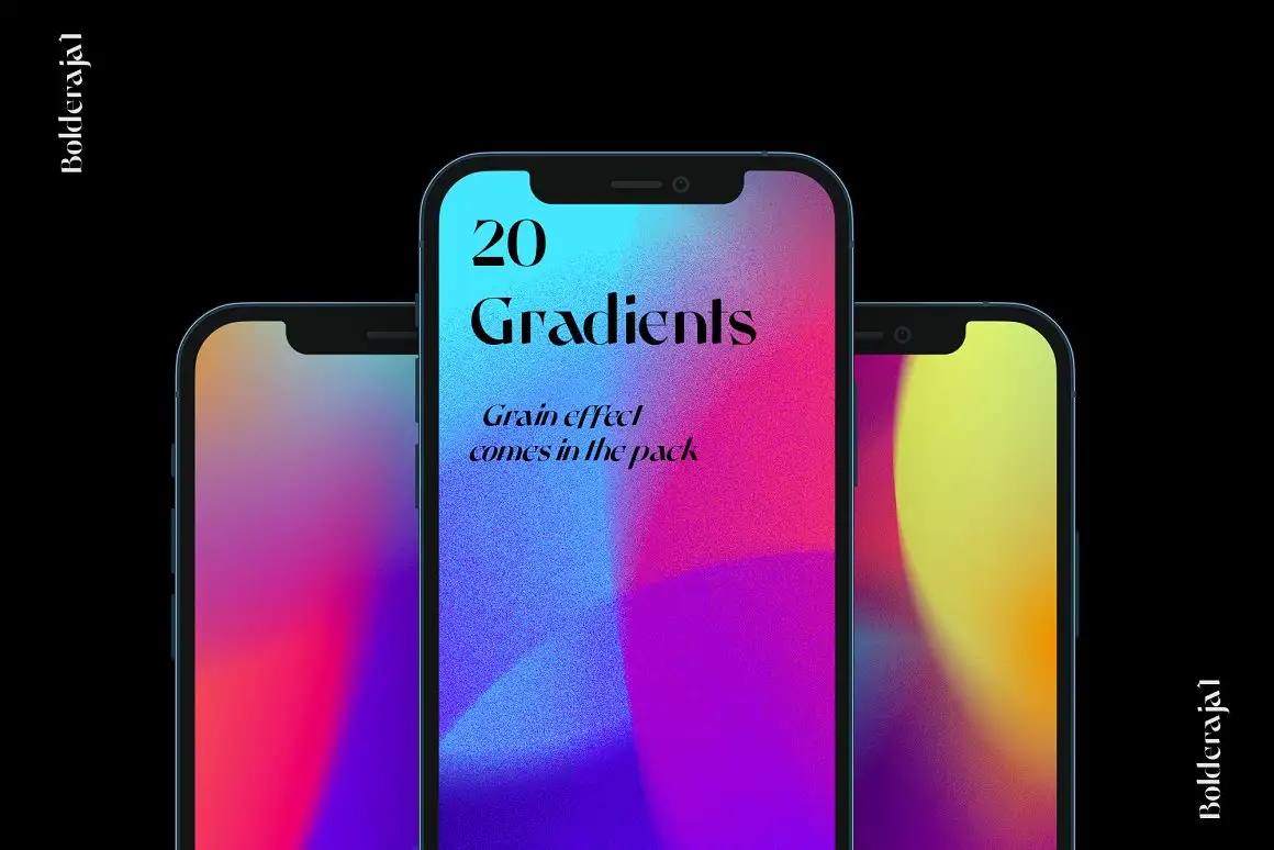 Gradient Color Grainy Textures 7 072953