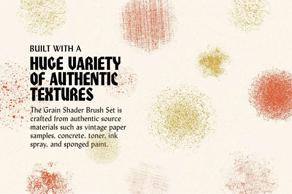 Grain Shader Brush Set for Procreate 3 072481