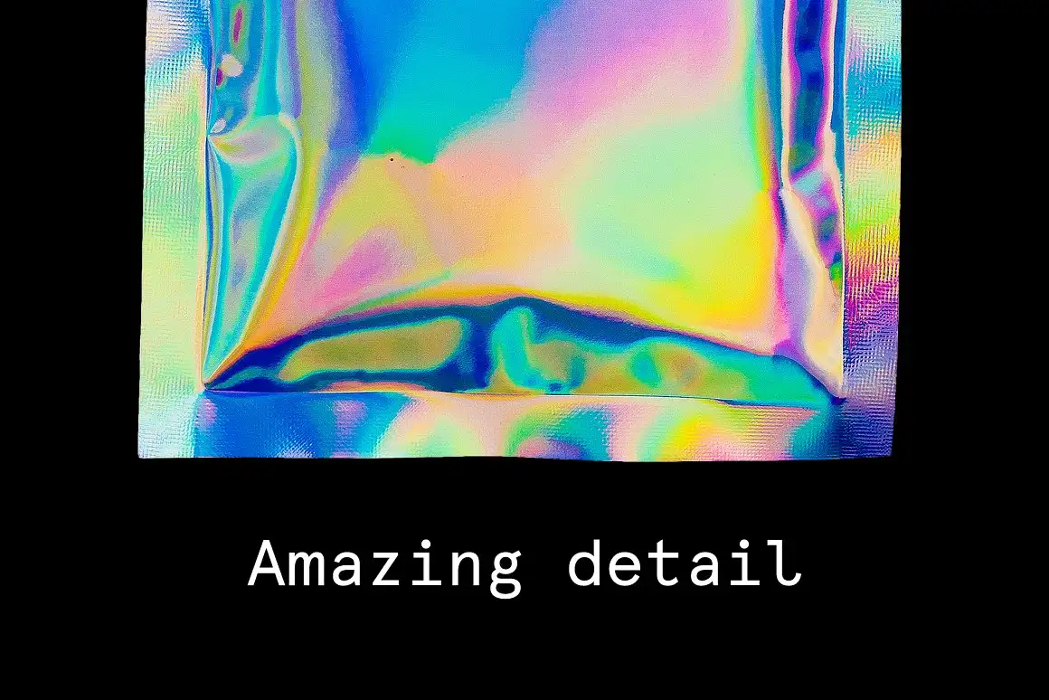 HOLO - Holographic Pack Mockup 6 073074