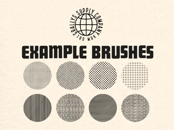 Halftone Brushes for Procreate 3 074029