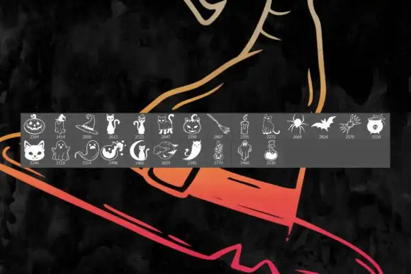 Mystic, Halloween, Witchcraft - stamp brushes for Photoshop 5 074029
