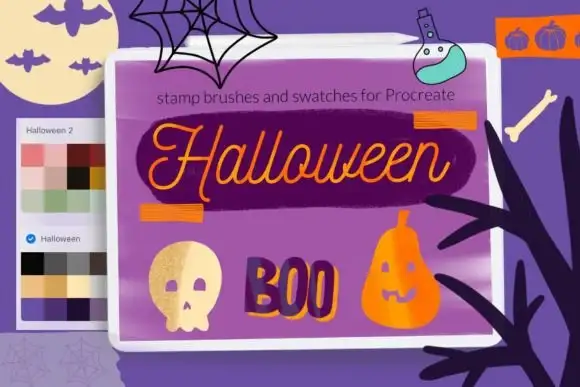 Halloween Stamps Brushes for Procreat