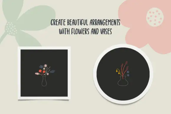 Hand Drawn Florals Procreate Stamps 5 074029