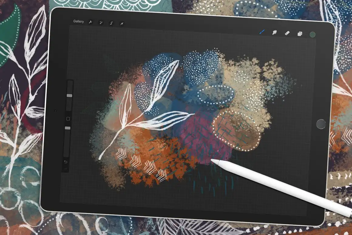 Inky Abstract Procreate Brushes 5 074029