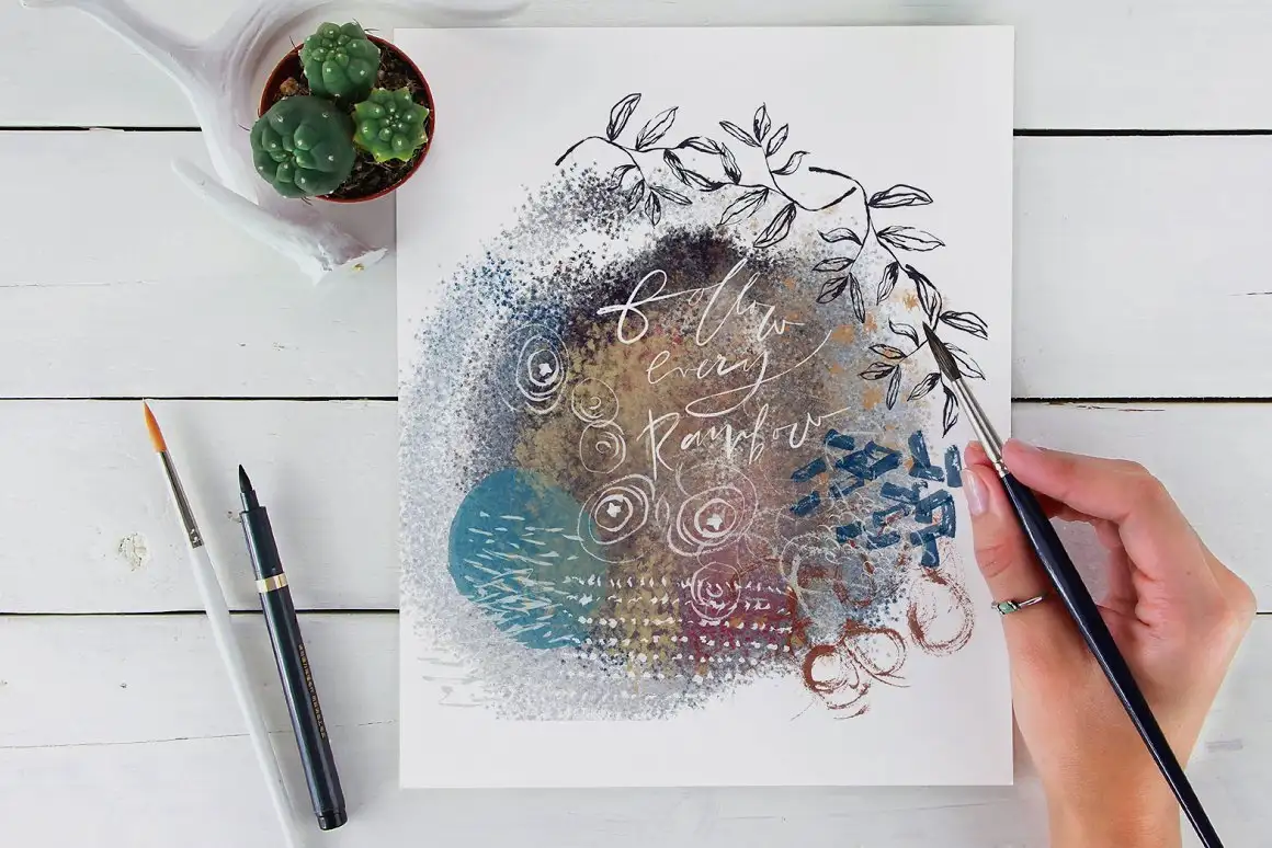 Inky Abstract Procreate Brushes 4 074029