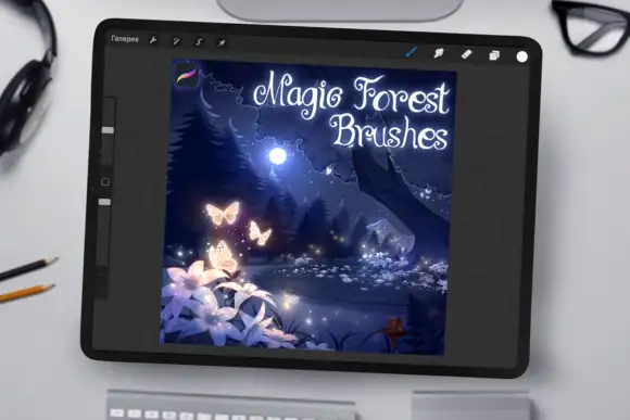 Magic Forest Brushes Pack for Procreate