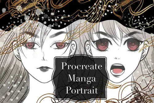 Manga Portrait Procreate Brush 3 074029