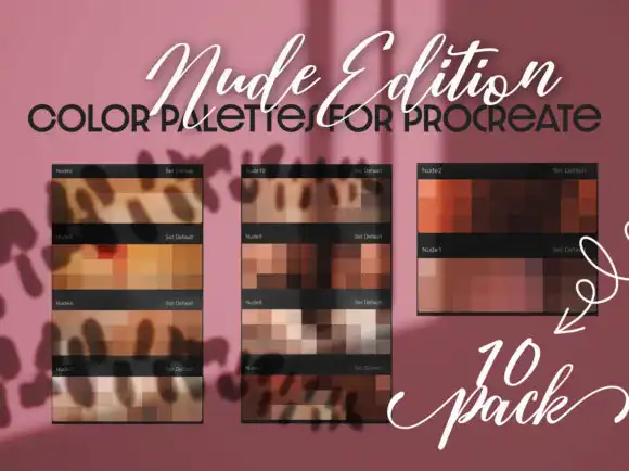 Nude Skin Color Palette for Procreate