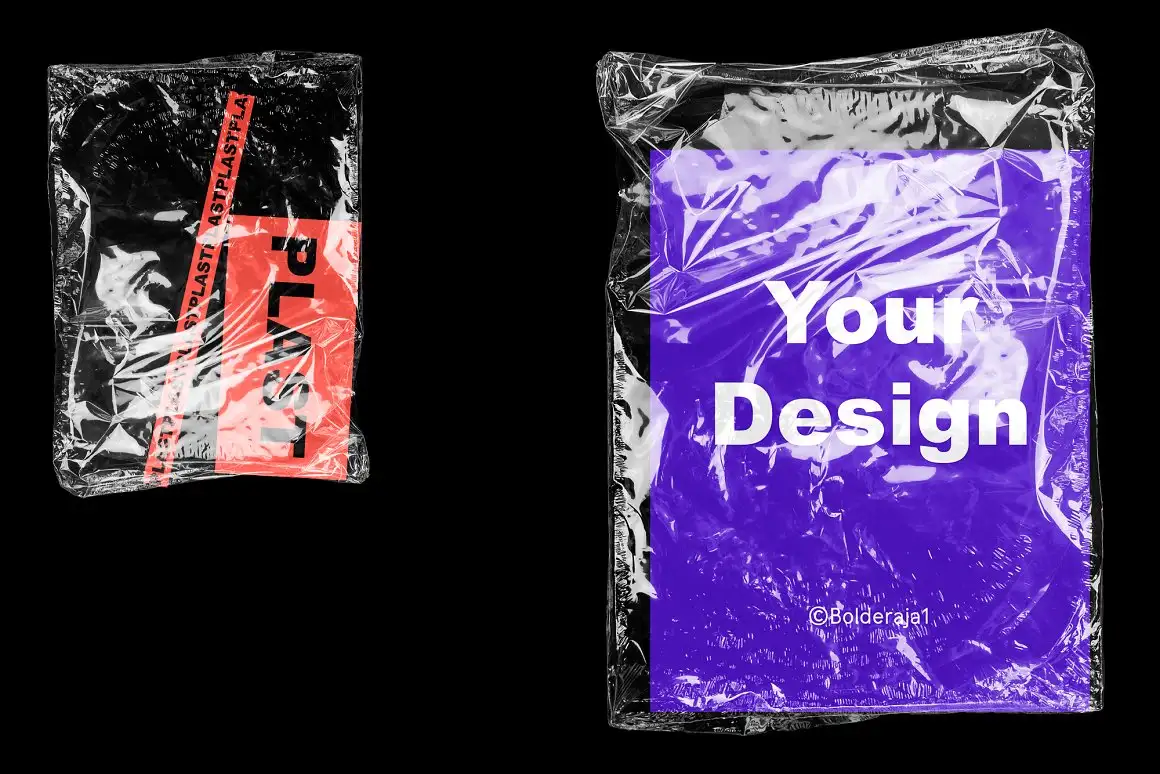 PLAST - Realistic Plastic Bag Mockup 3 073094