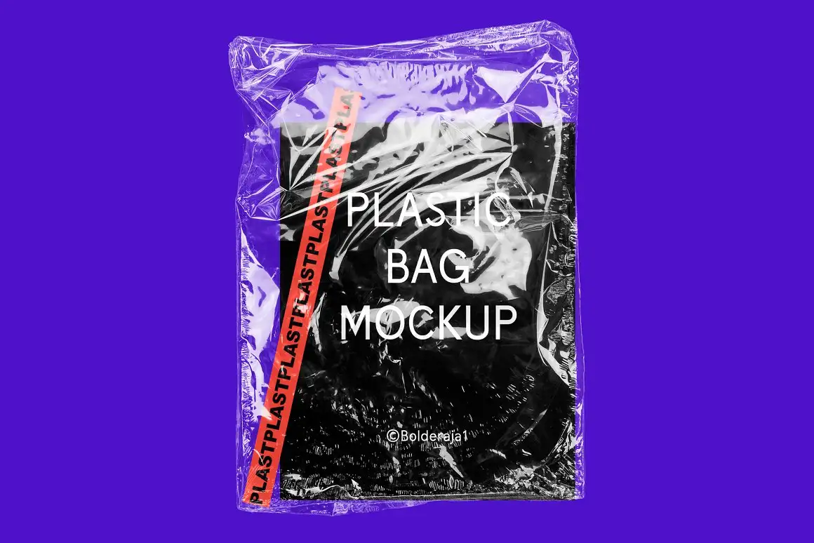PLAST - Realistic Plastic Bag Mockup 5 073047