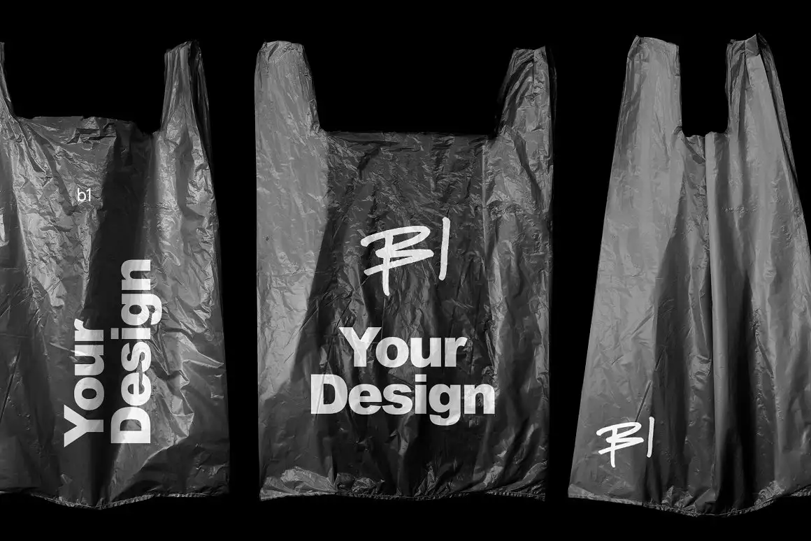 Plastic Shopping Bag Mockup 5 073048
