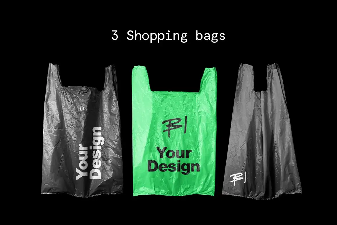 Plastic Shopping Bag Mockup 7 072972
