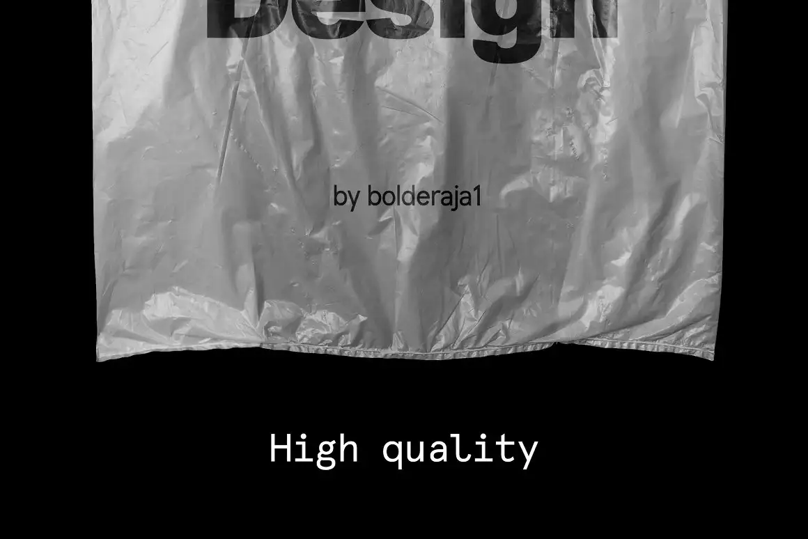 Plastic Shopping Bag Mockup 12 072878